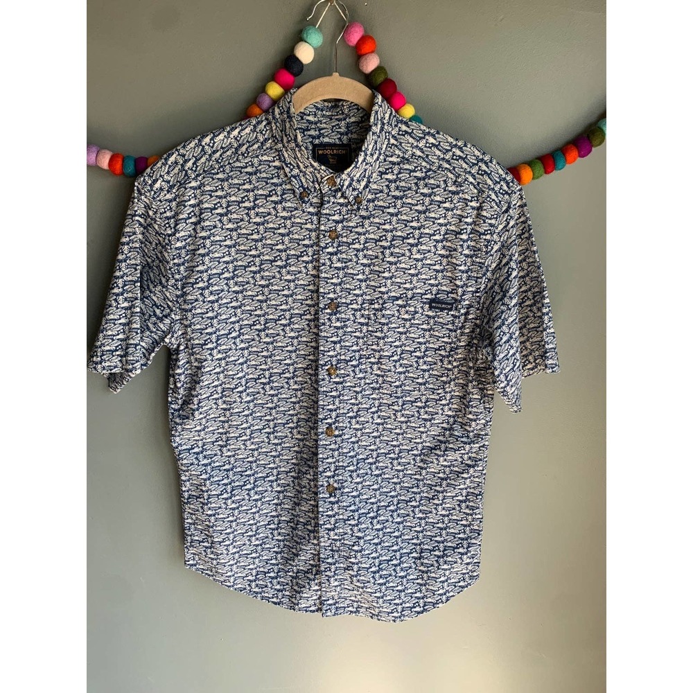 Woolrich Hawaiian Jeep camp shirt